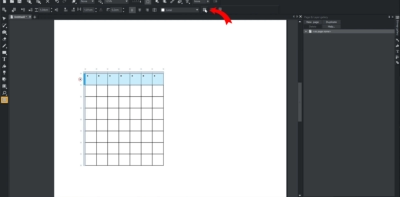 Calendar in Xara - Step 2